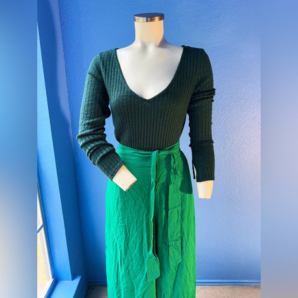 ModCloth x Collectif Wide Leg High Waist Palazzo Pants, size 6